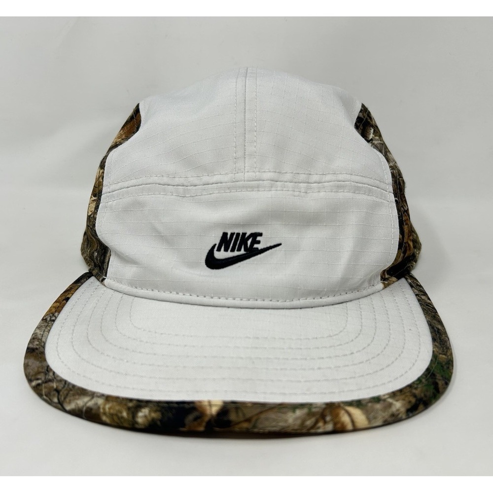 Nike AW84 Realtree Edge Camo 5 Panel Camp Hat White CI1419-100